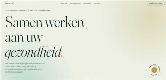 Screenshot van FysioMC